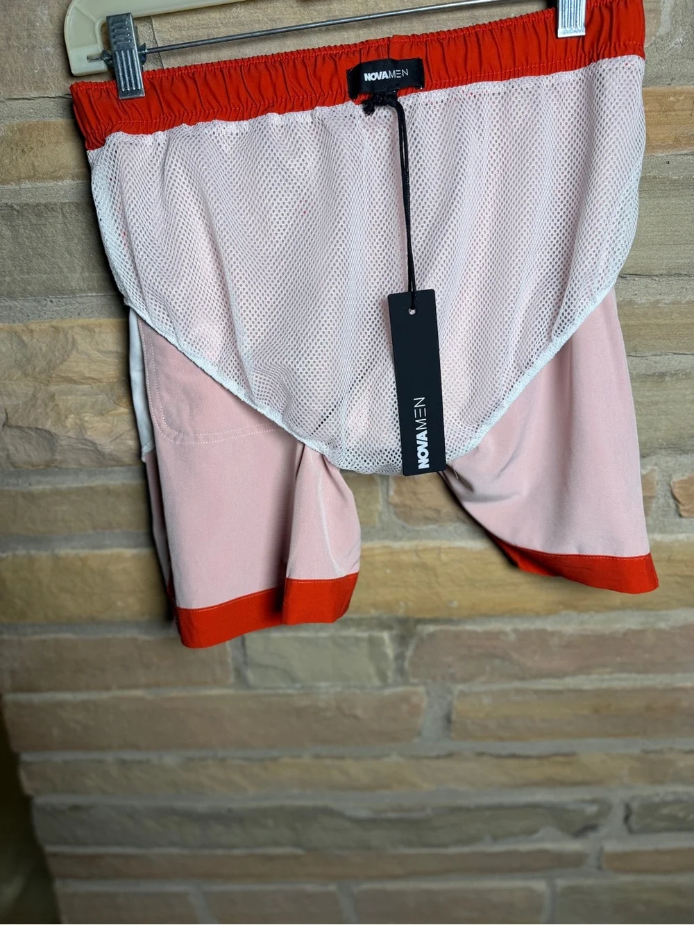 New Superman Swim Shorts with Graphic Sneaker Print. Fashion Nova Sz Sm